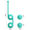 Pretty Love Boules Kegel Tighten Up III Turquoise